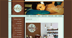 Desktop Screenshot of indulgespa.net
